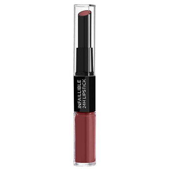 Infallible 24H Parisian Nudes Lipstick - Dlhotrvajúci rúž a lesk na pery 2v1 6 ml